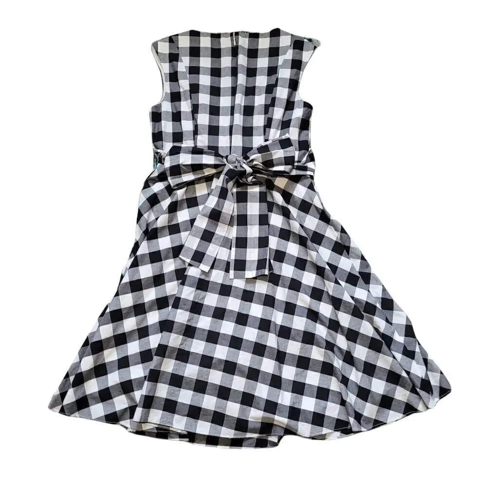 Calvin Klein A Line Plaid Dress - Picture 2 of 3